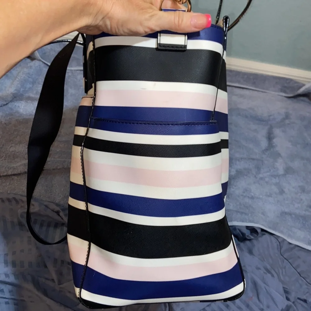 Kate Spade Striped Kaylie grove street Diaper Baby Bag